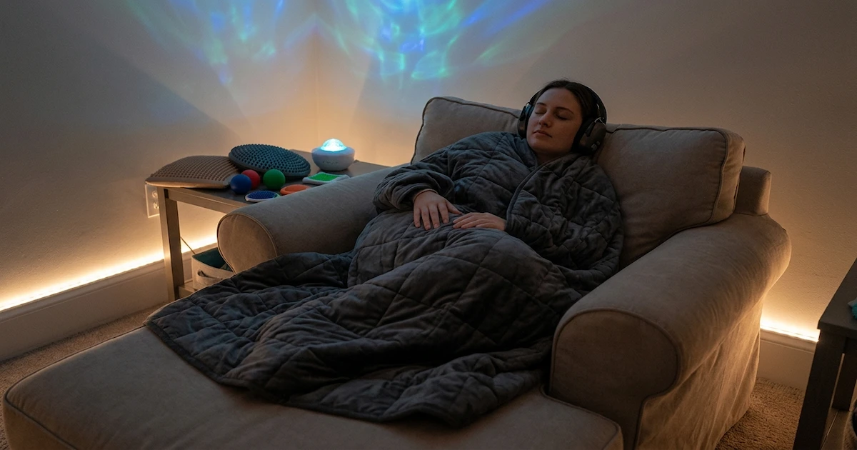 The Sensory-Sensitive Guide to Unwinding After Work (Without Alcohol or Screens)