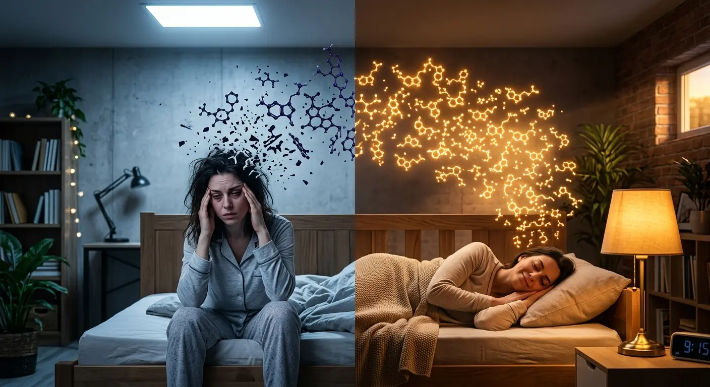 The 58% Rule: Why Your Overhead Lights Are Destroying Your Sleep Hormones