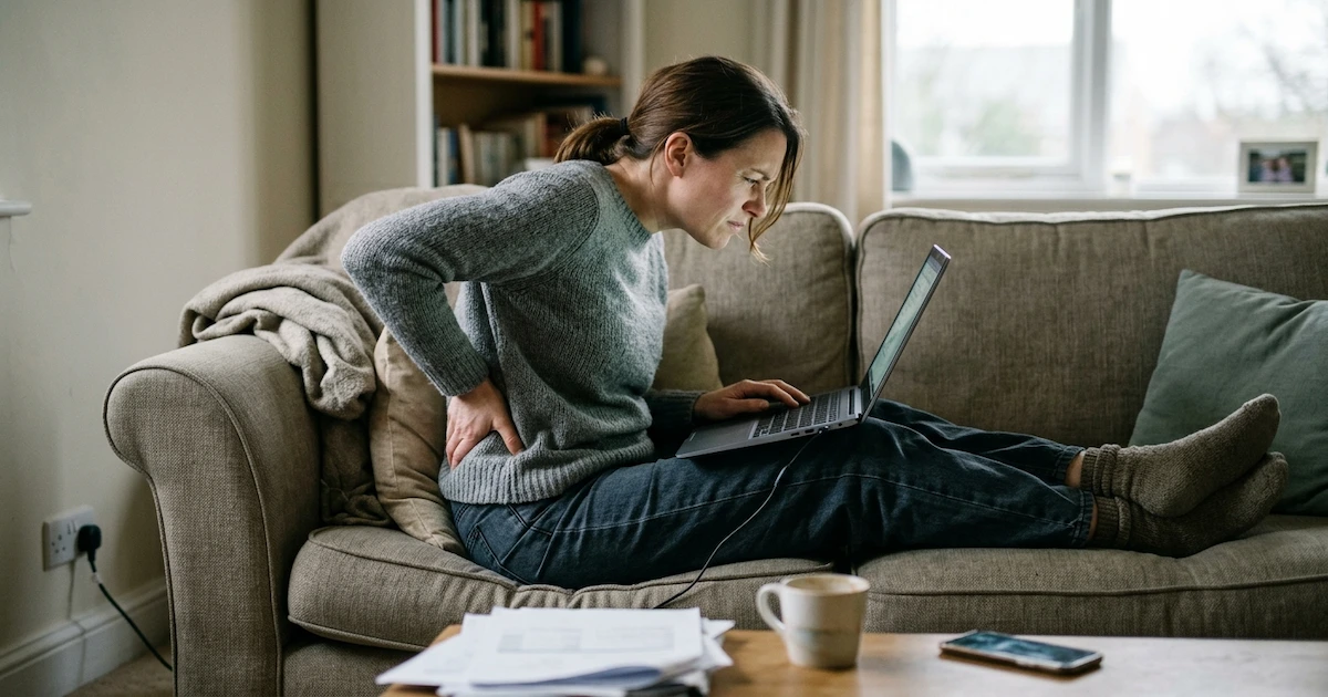 Why Working From the Couch Destroys Your Back (And How to Fix It)